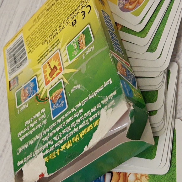 Whac-A-Mole Card Game COMPLETE (2009), Box Damage - Picture 6 of 16